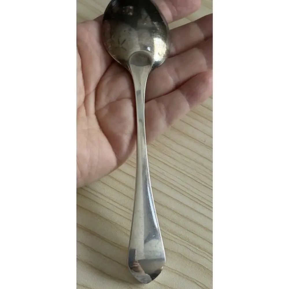 Vintage Ercuis France Silver plated Brantome Dessert Spoon